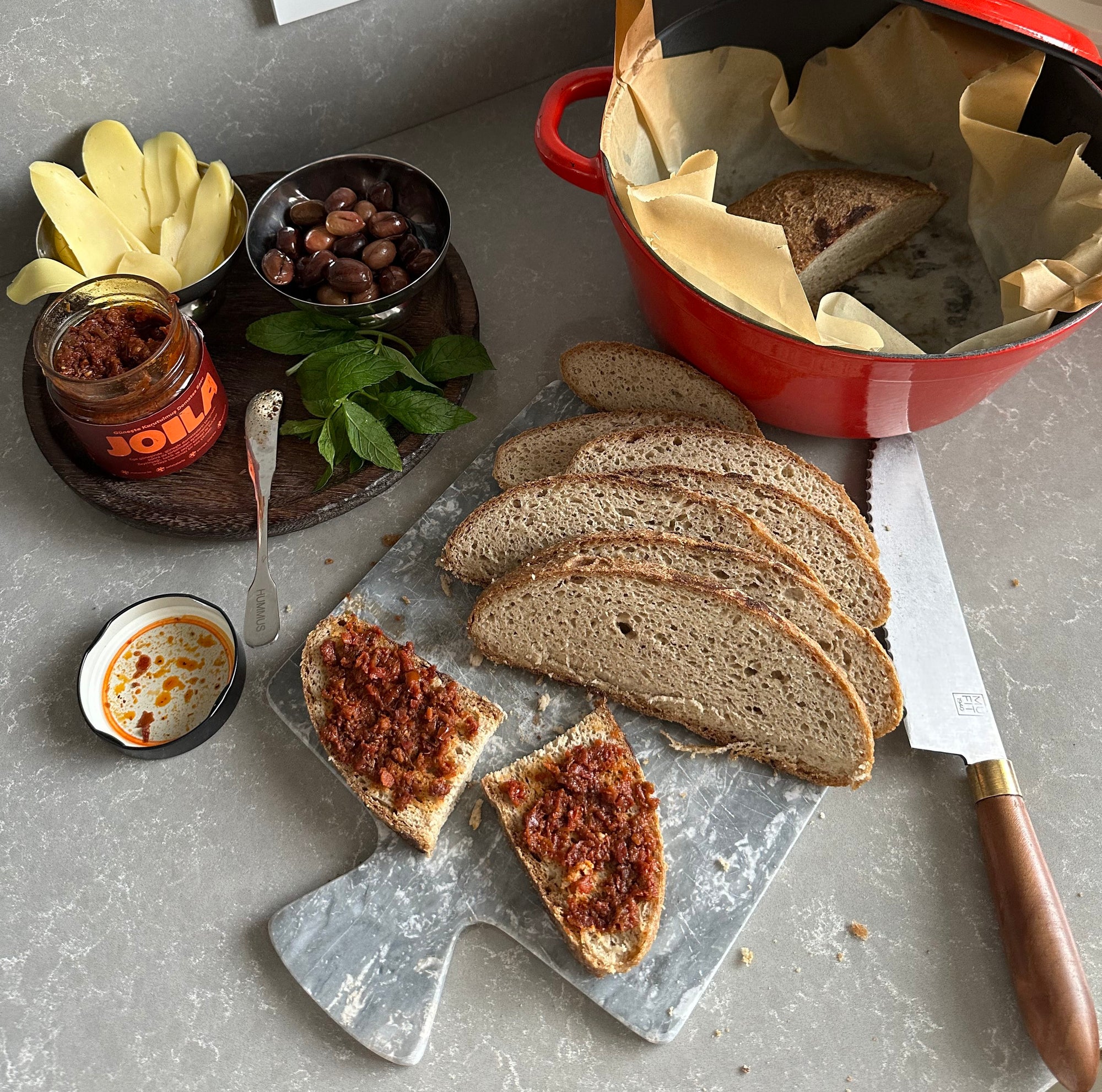 Kurutulmuş Domates Sosu ve Balans Zeytinyağı