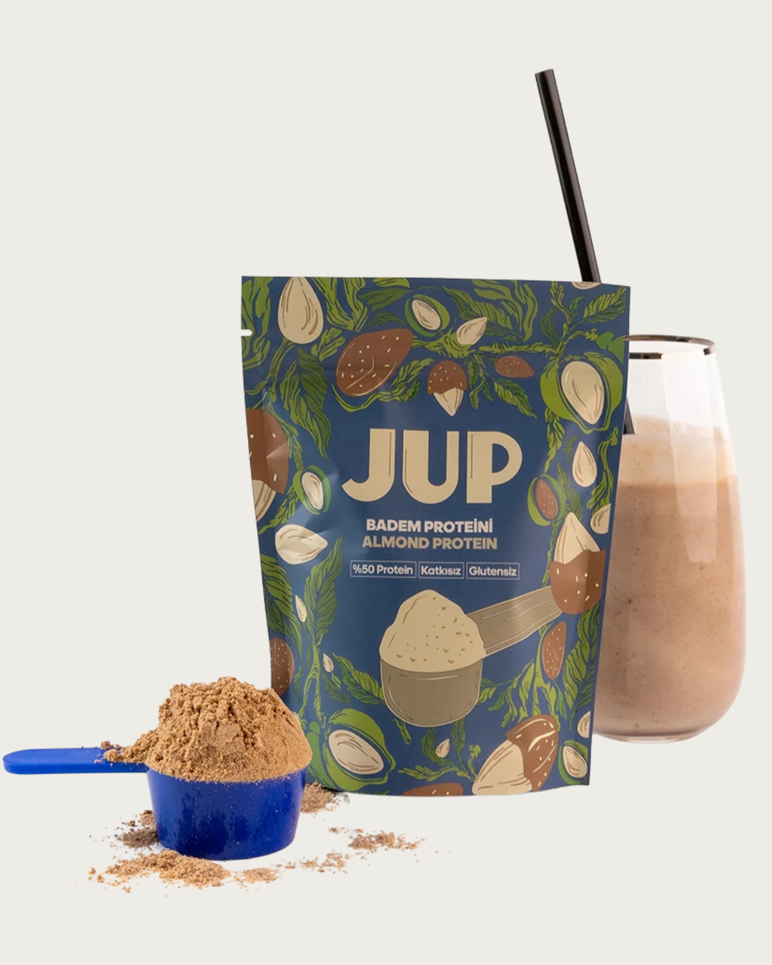 Badem Protein Tozu / Yüksek Proteinli Badem Unu