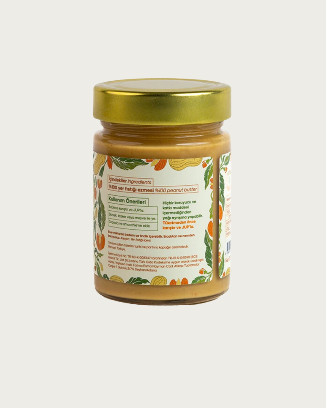 %100 Yer Fıstığı Ezmesi