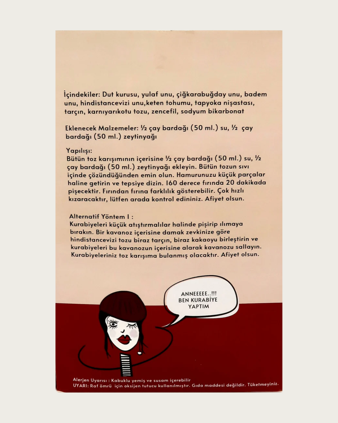 Zencefilli Kurabiye Toz Karışımı