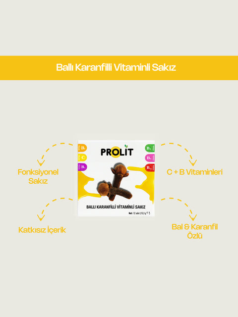 Ballı Karanfilli Vitaminli Sakız