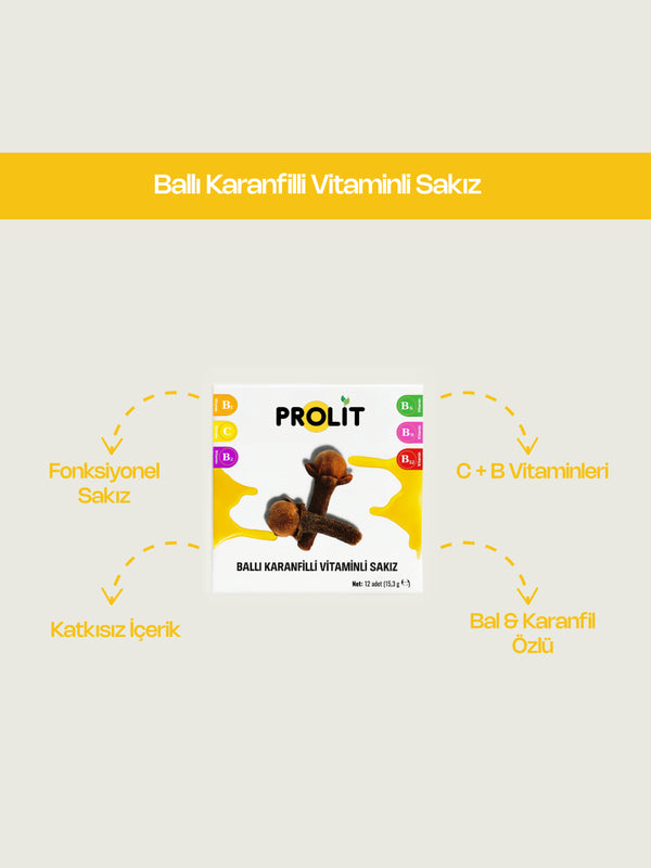 Ballı Karanfilli Vitaminli Sakız