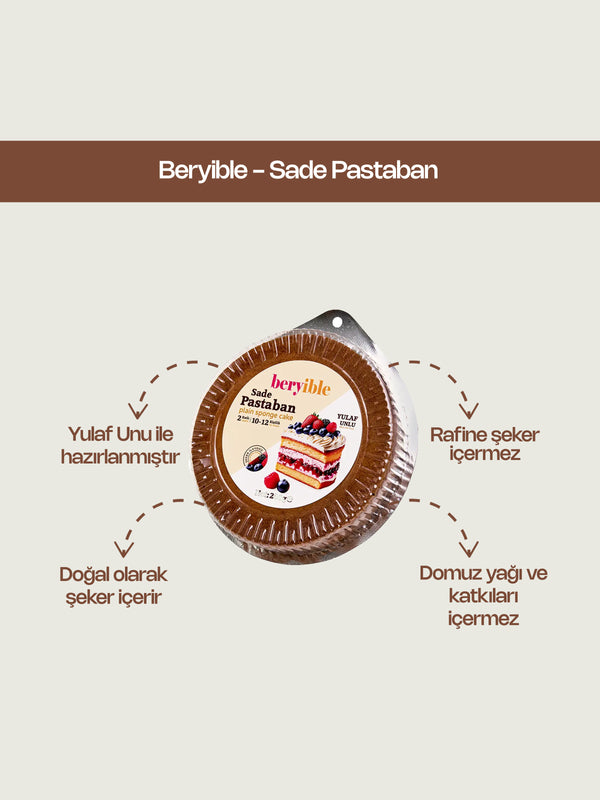 Beryible Yulaf Unlu Sade Pastaban 340 g