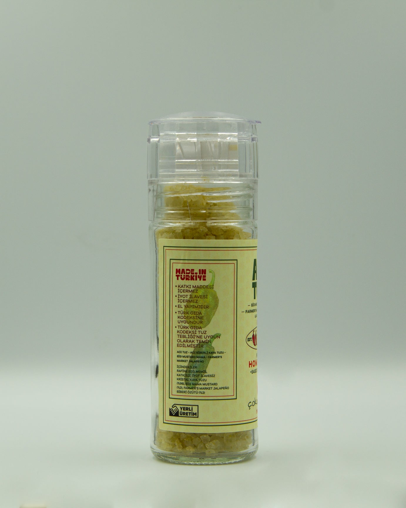 Acı Tuz – Big Mustard Mama + Farmer's Market Jalapeño Peppers