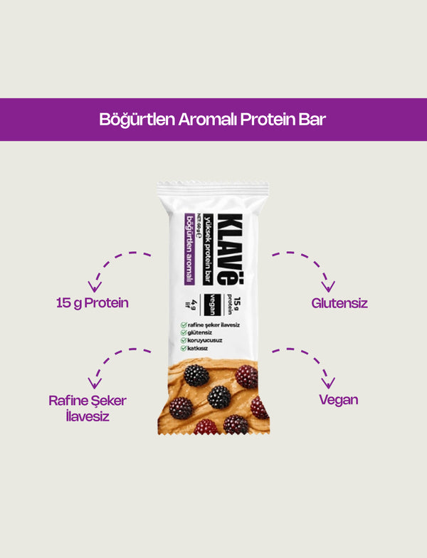 Böğürtlen Aromalı Protein Bar