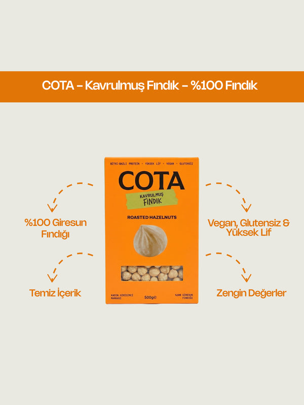 Kavrulmuş Fındık 500 Gr