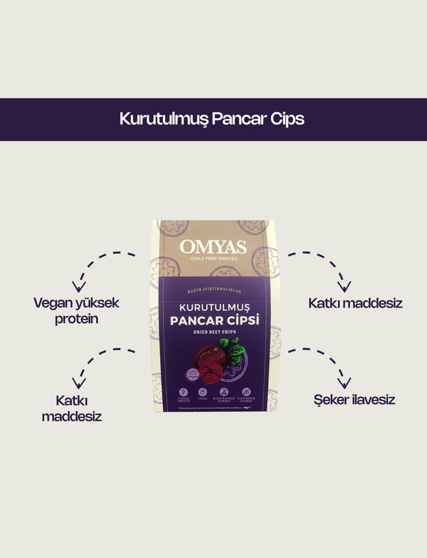 Kurutulmuş Pancar Cips