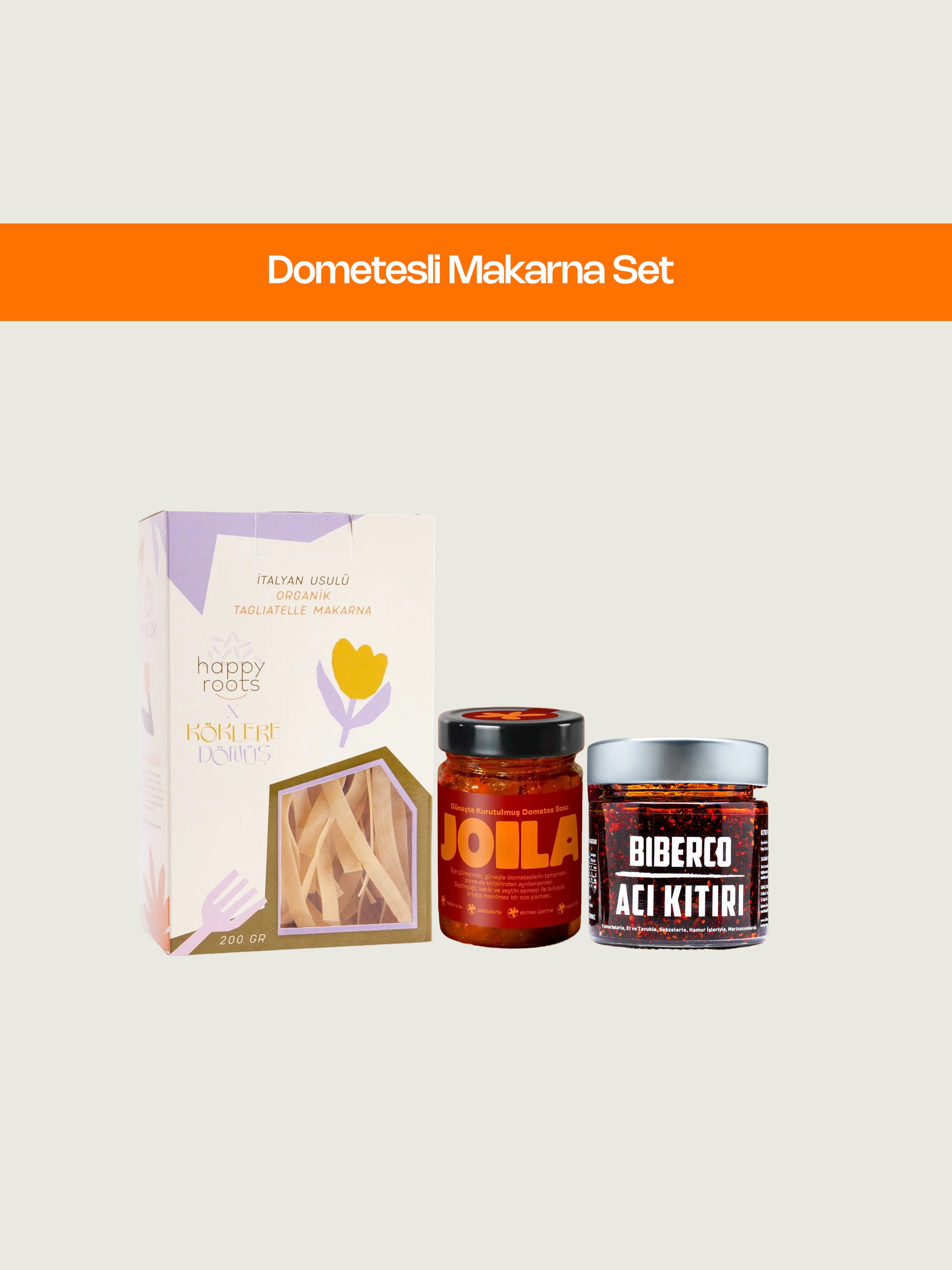 Domatesli Makarna Set