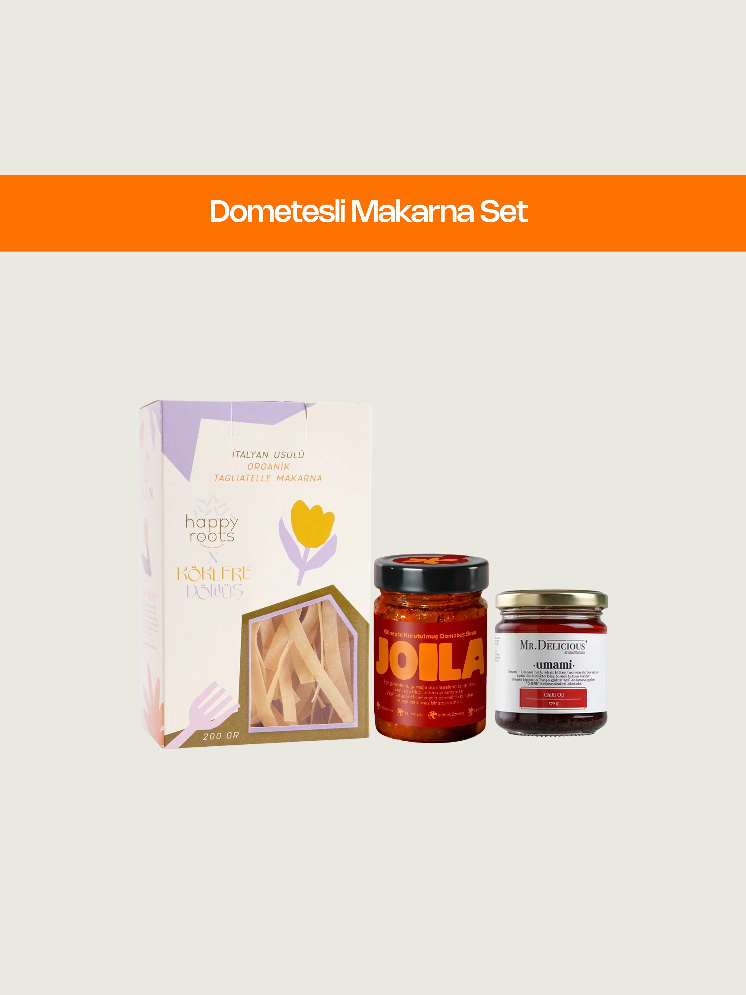 Domatesli Makarna Set