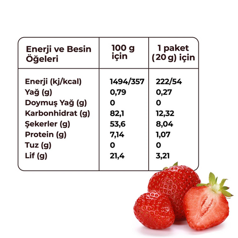 Daily Dondurularak Kurutulmuş Dilim Çilek 15 Gr - Freeze Dry Çıtır Çilek Cipsi