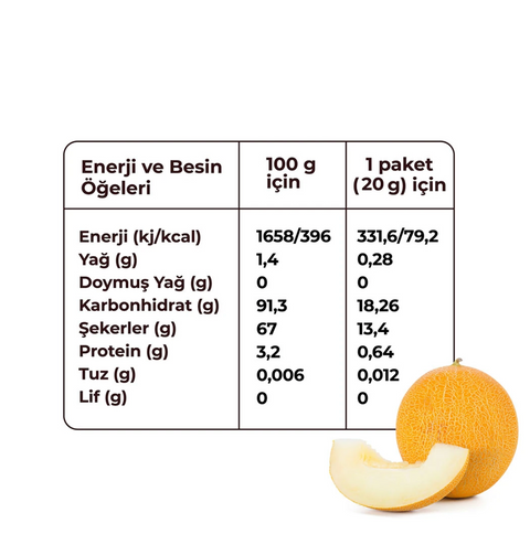 Freeze Dry Çıtır Kavun Cipsi