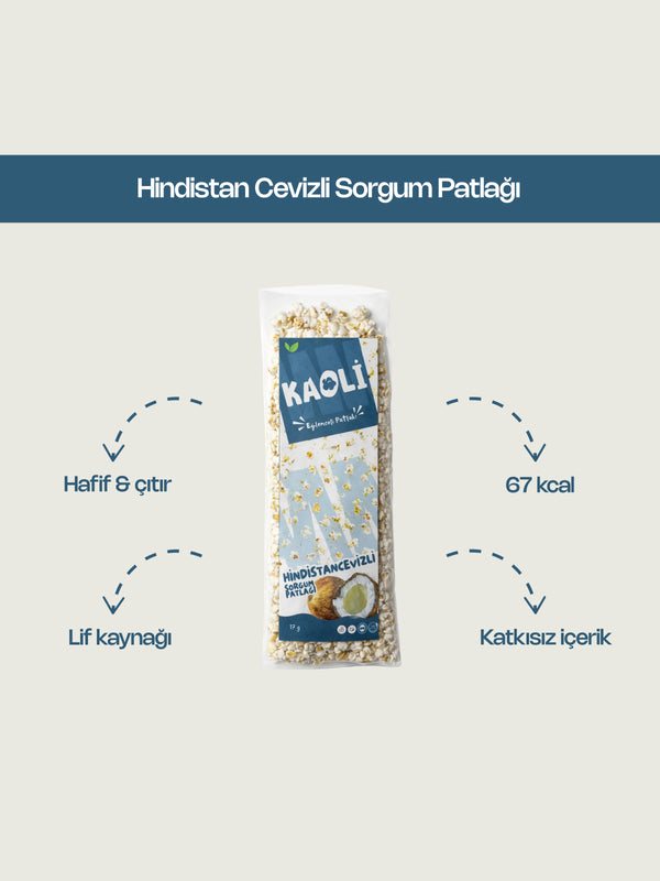Hindistan Cevizli Sorgum Patlağı