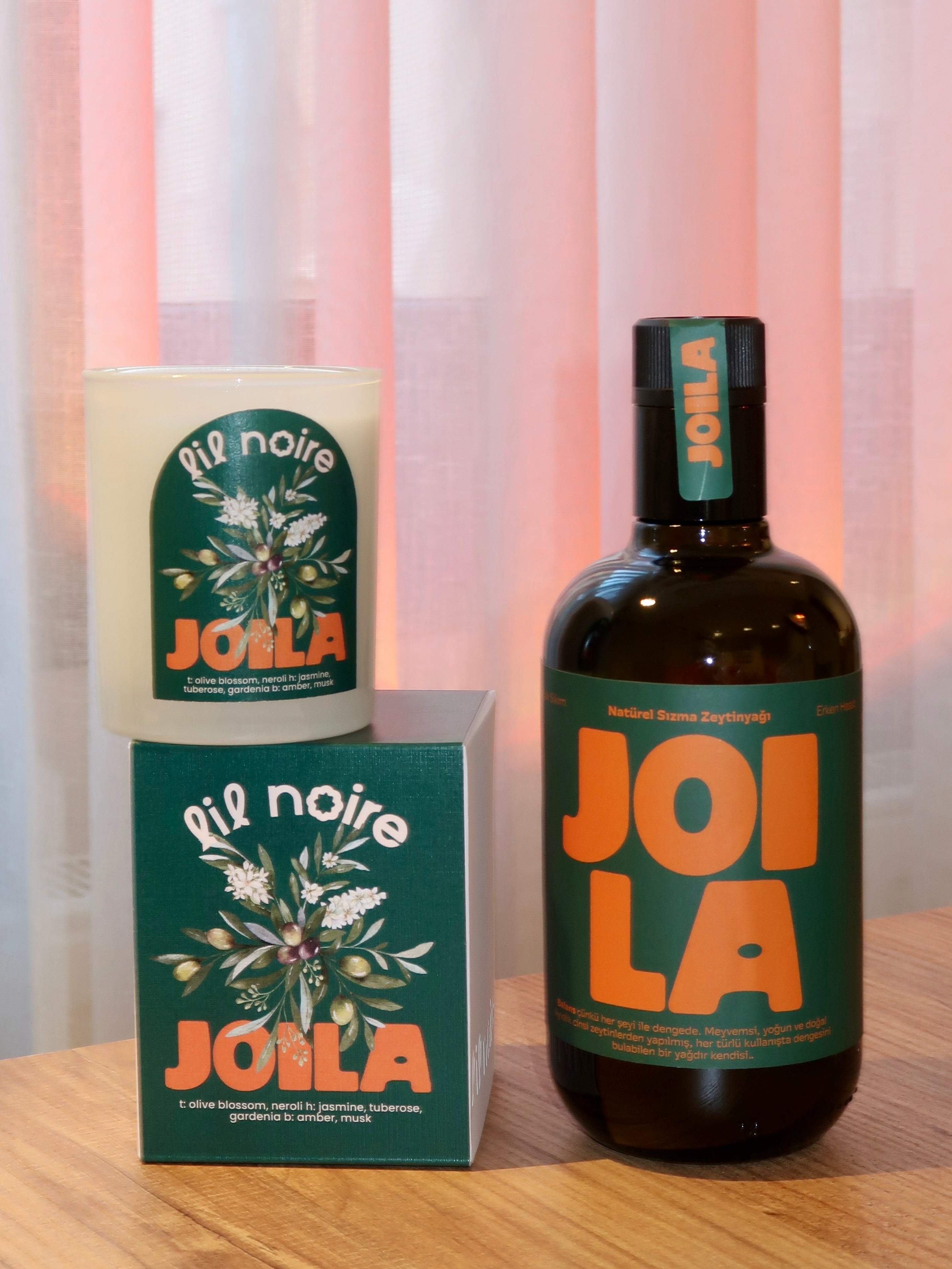 Joila x LilNoire Mum ve Zeytinyağı Seti