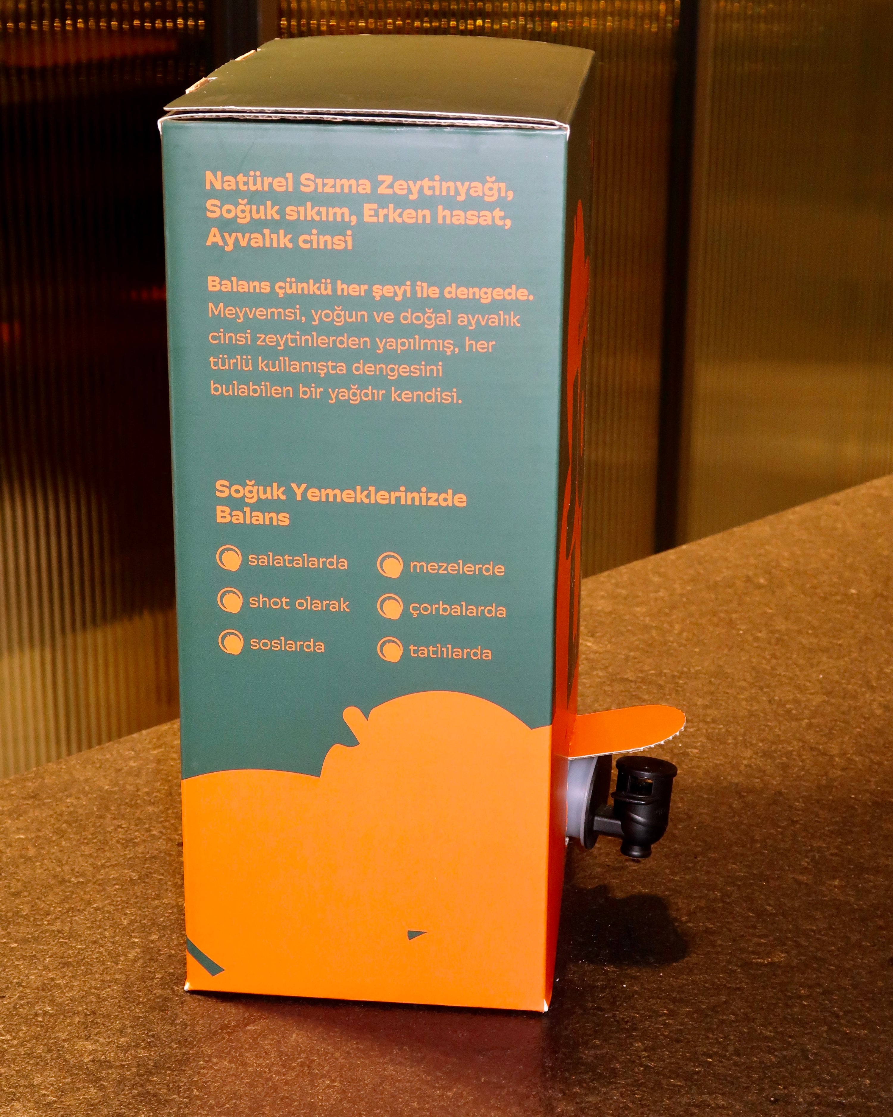 Bi' Kutu Balans Erken Hasat Zeytinyağı 3L