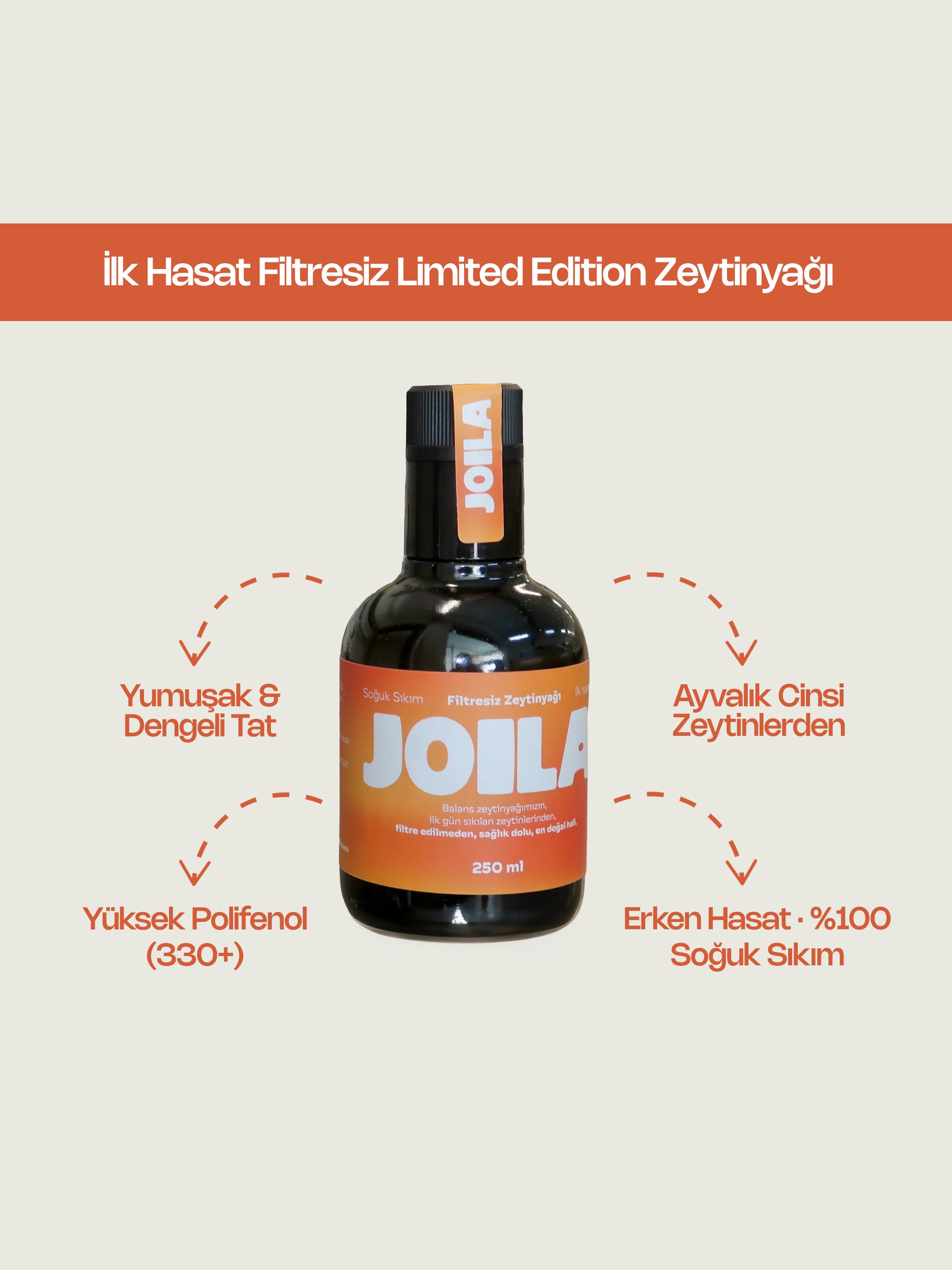 İlk Hasat Filtresiz Limited Edition Zeytinyağı