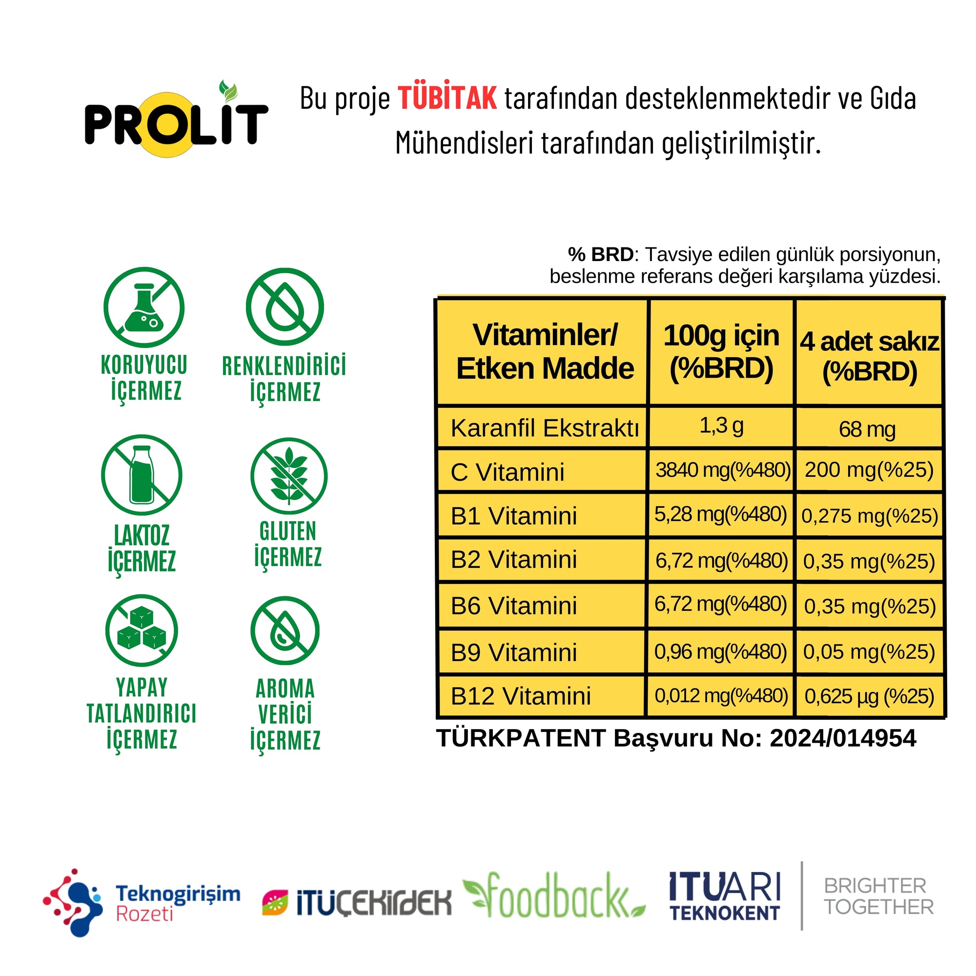 Ballı Karanfilli Vitaminli Sakız