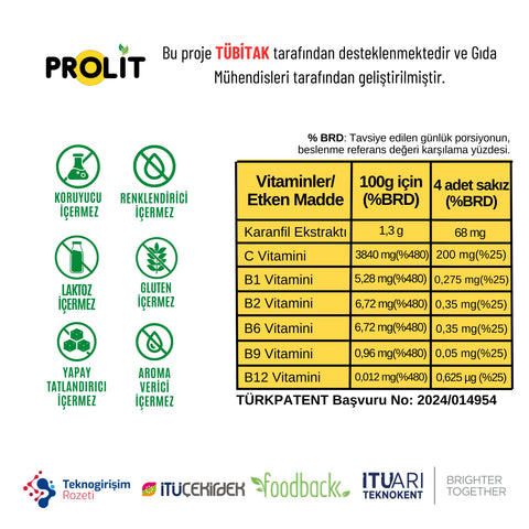Ballı Karanfilli Vitaminli Sakız