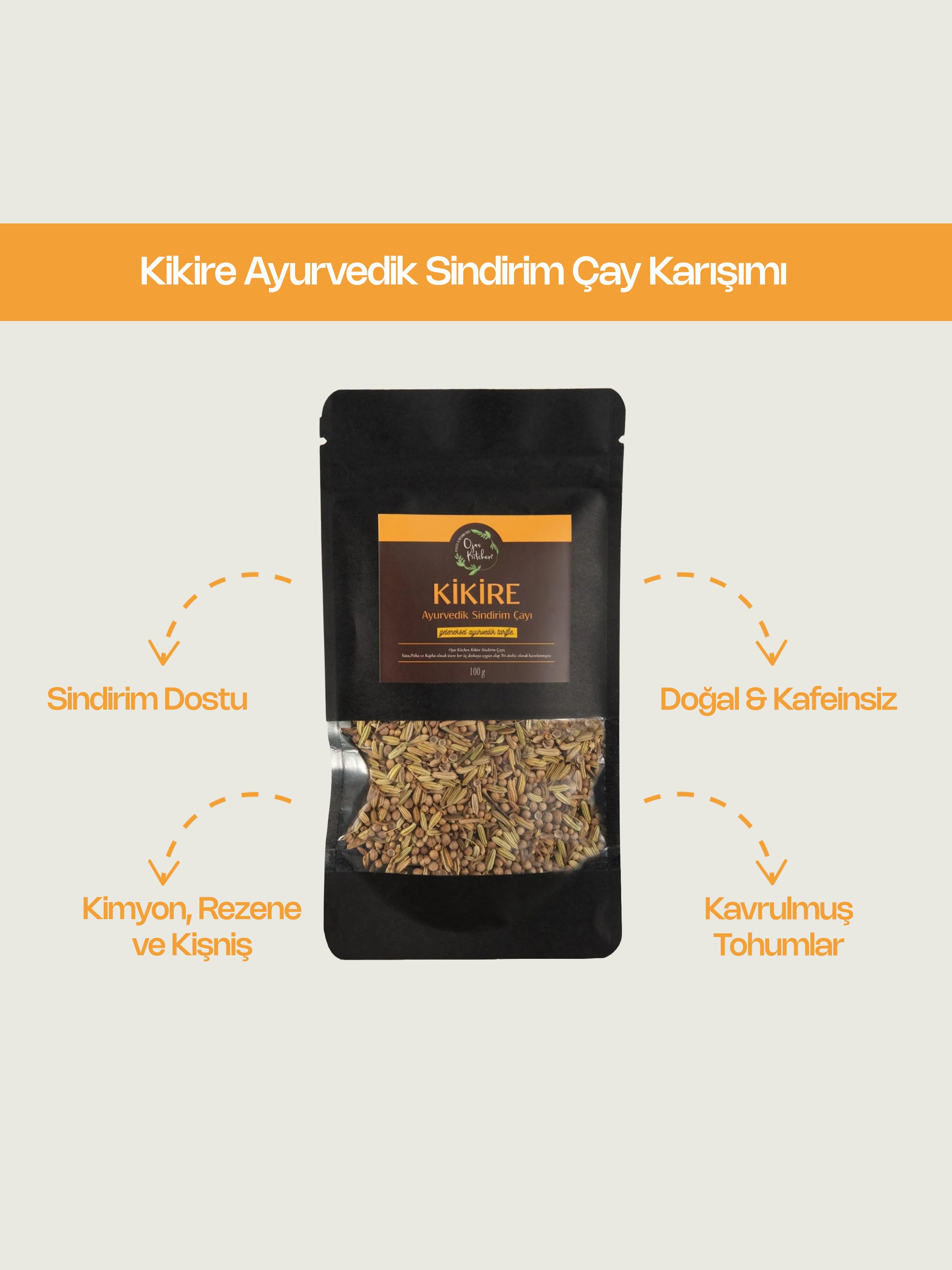 KiKiRe Ayurvedik Sindirim Çay Karışımı