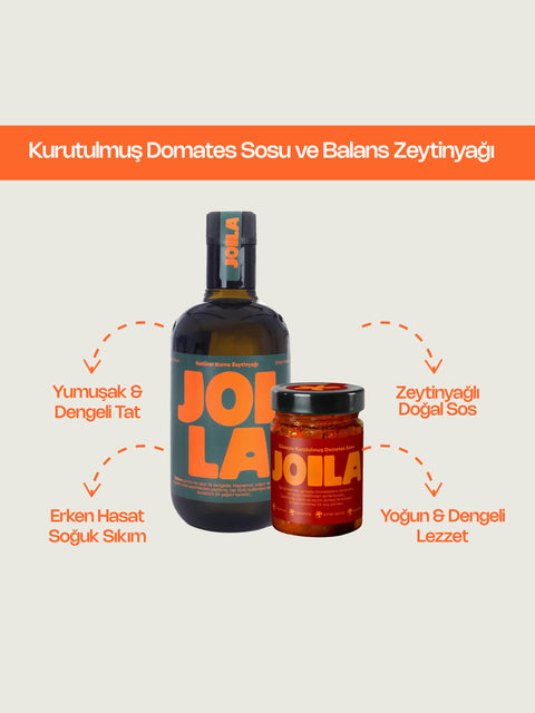 Kurutulmuş Domates Sosu ve Balans Zeytinyağı