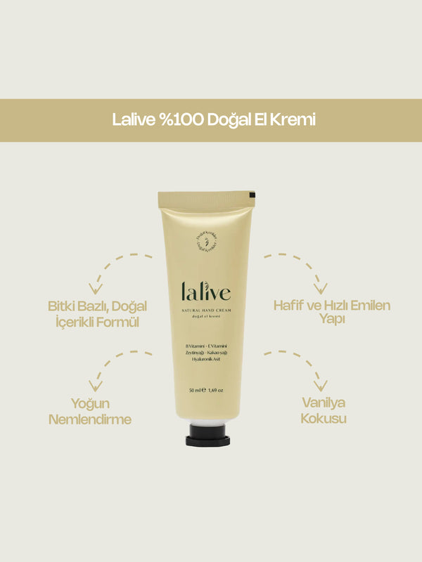 Lalive %100 Doğal El Kremi
