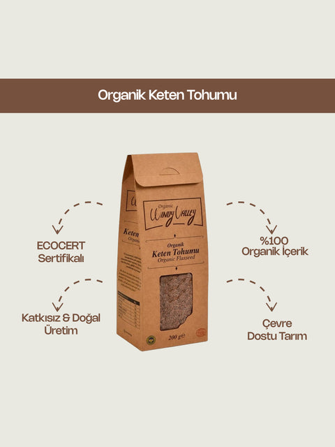 Organik Keten Tohumu 200 Gr