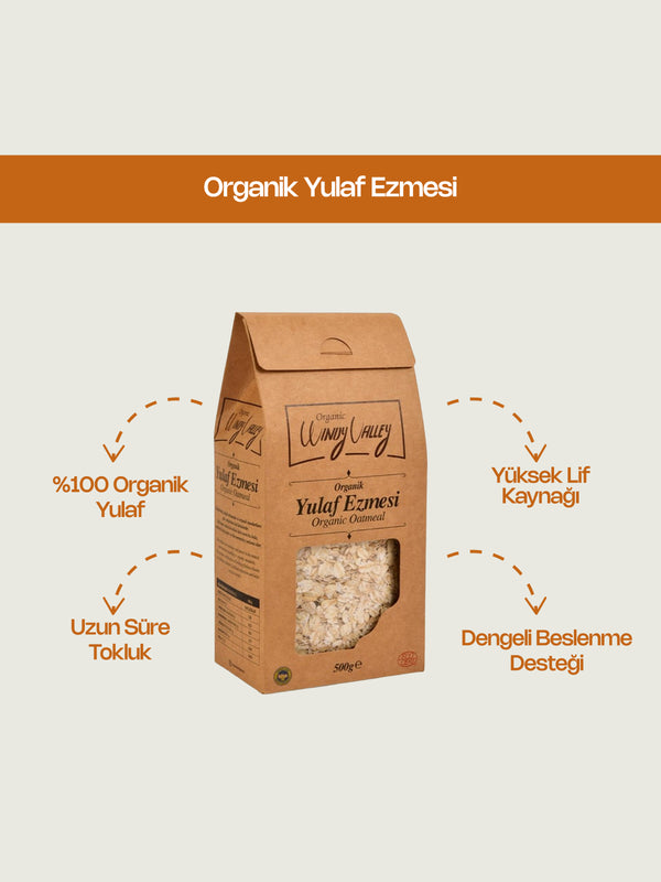 Organik Yulaf Ezmesi 500 Gr
