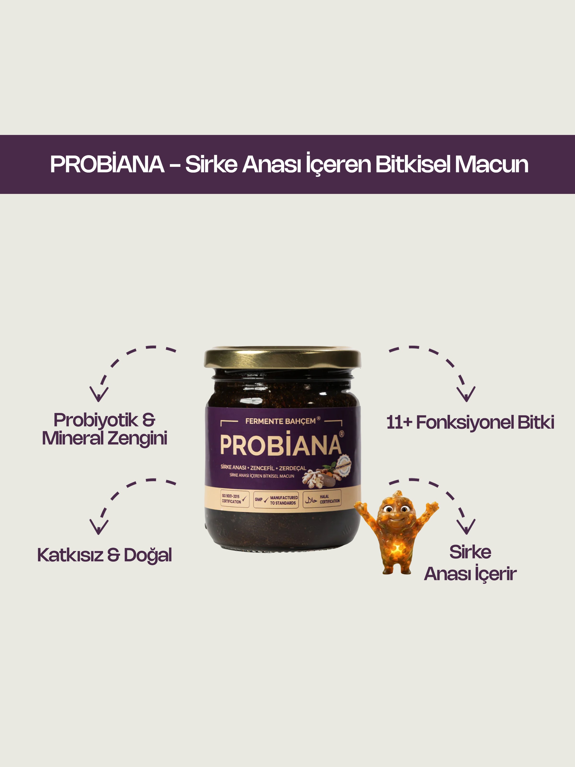 PROBİANA - Sirke Anası İçeren Bitkisel Macun