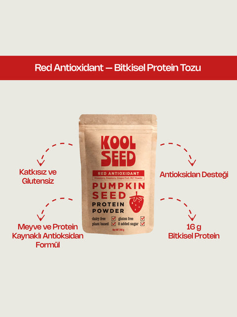 Red Antioxidant – Bitkisel Protein Tozu 390 Gr.