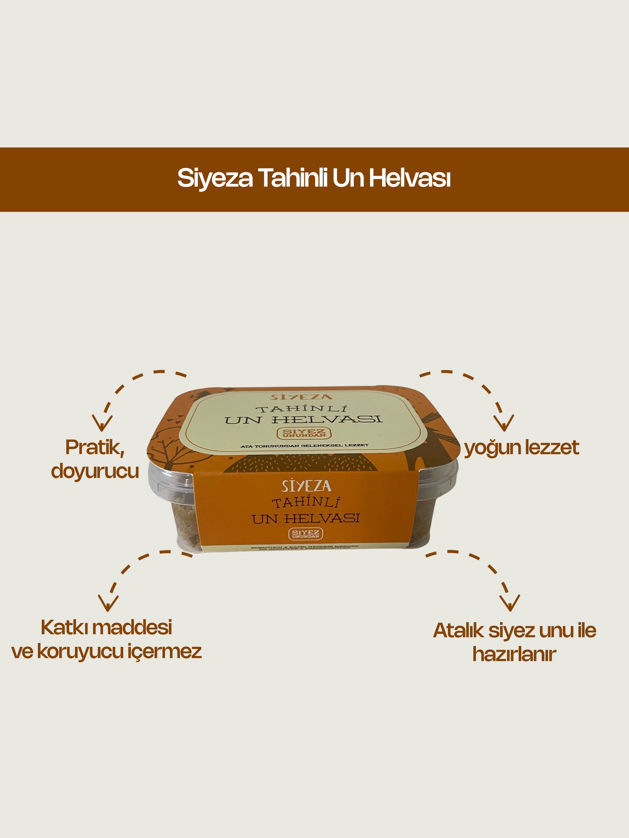 Siyeza Tahinli Un Helvası