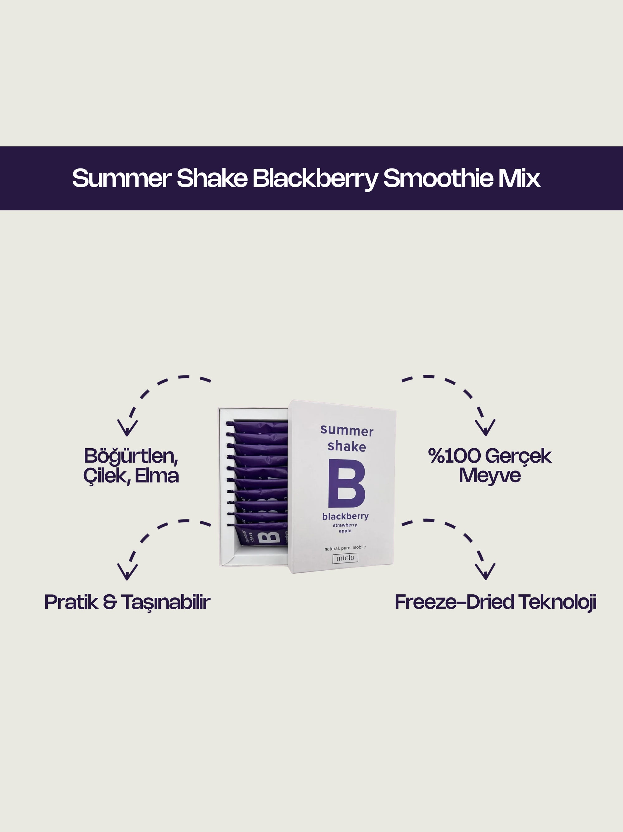 Summer Shake Blackberry Smoothie Mix