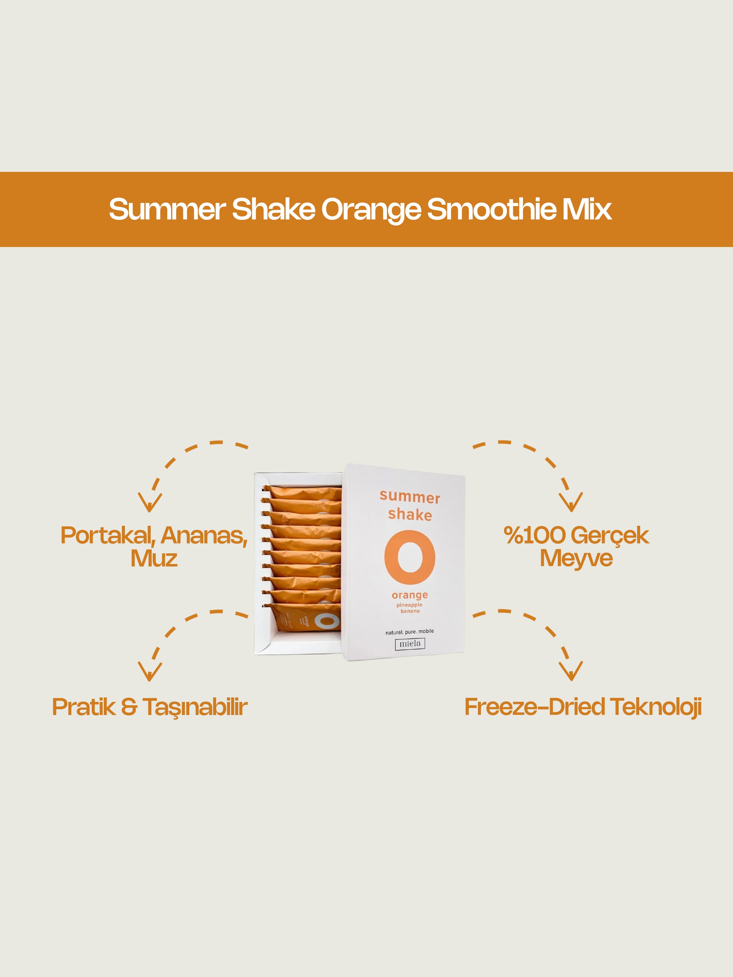 Summer Shake Orange Smoothie Mix