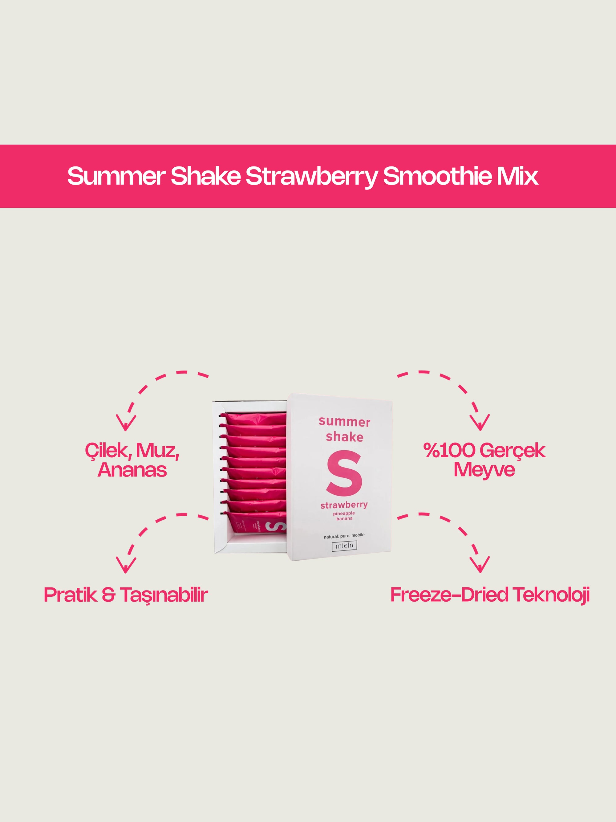 Summer Shake Strawberry Smoothie Mix