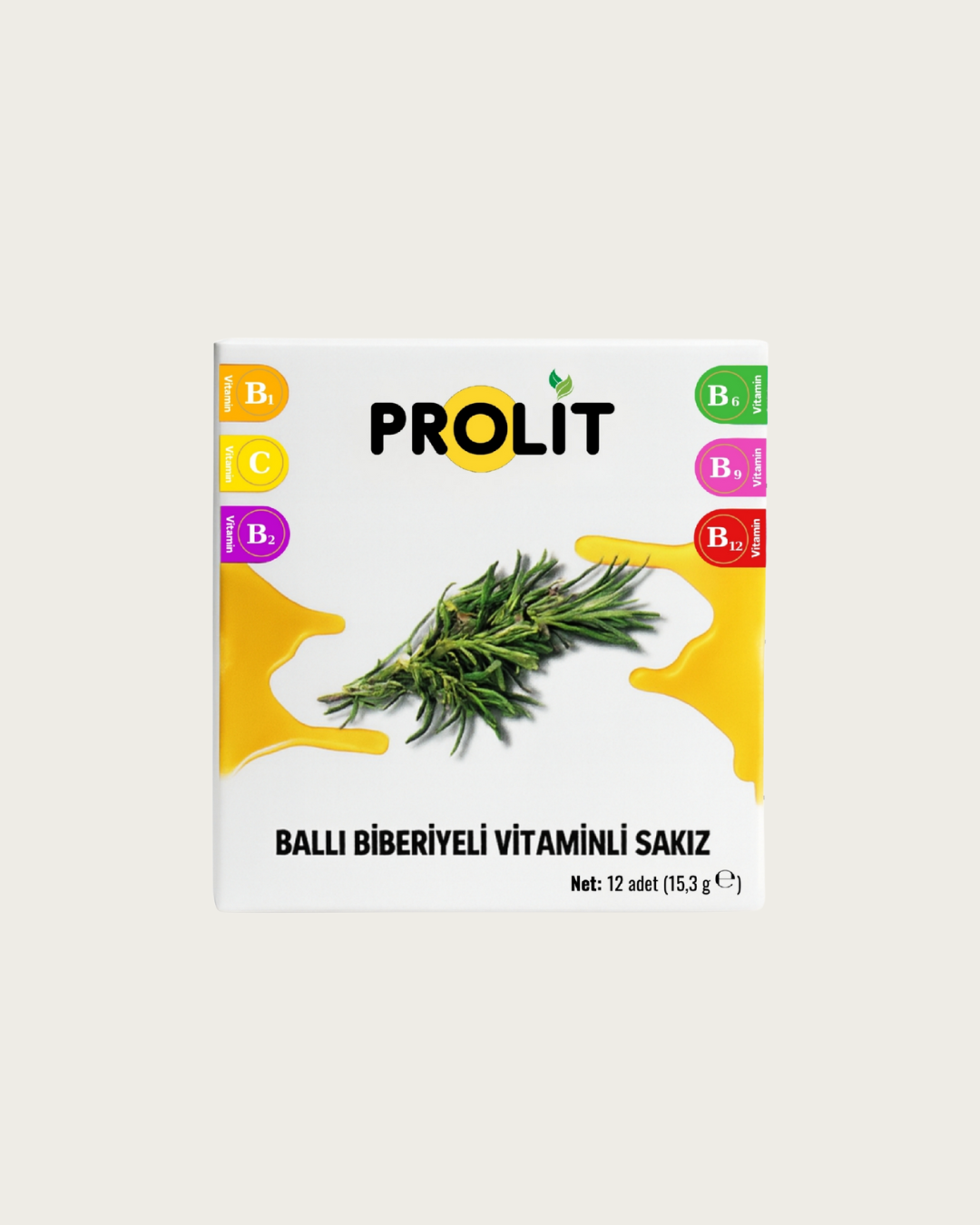 Ballı Biberiyeli Vitaminli Sakız