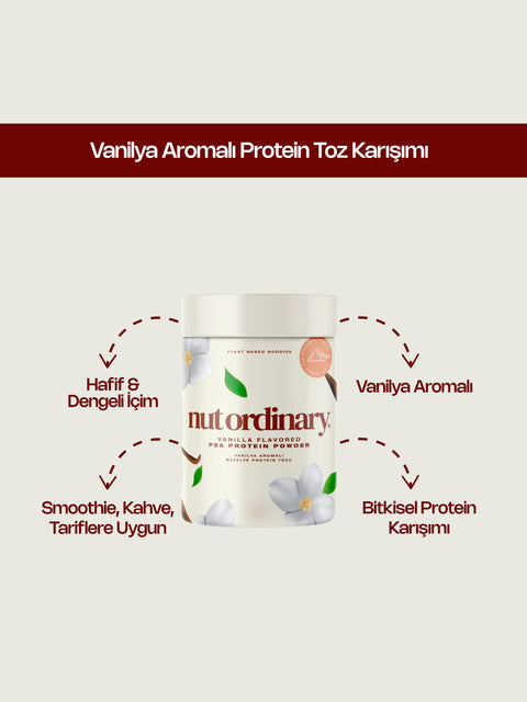 Vanilya Aromalı Protein Toz Karışımı 325 Gr.