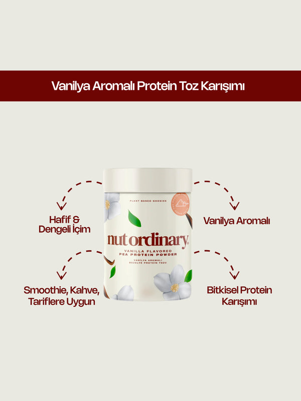 Vanilya Aromalı Protein Toz Karışımı 325 Gr.
