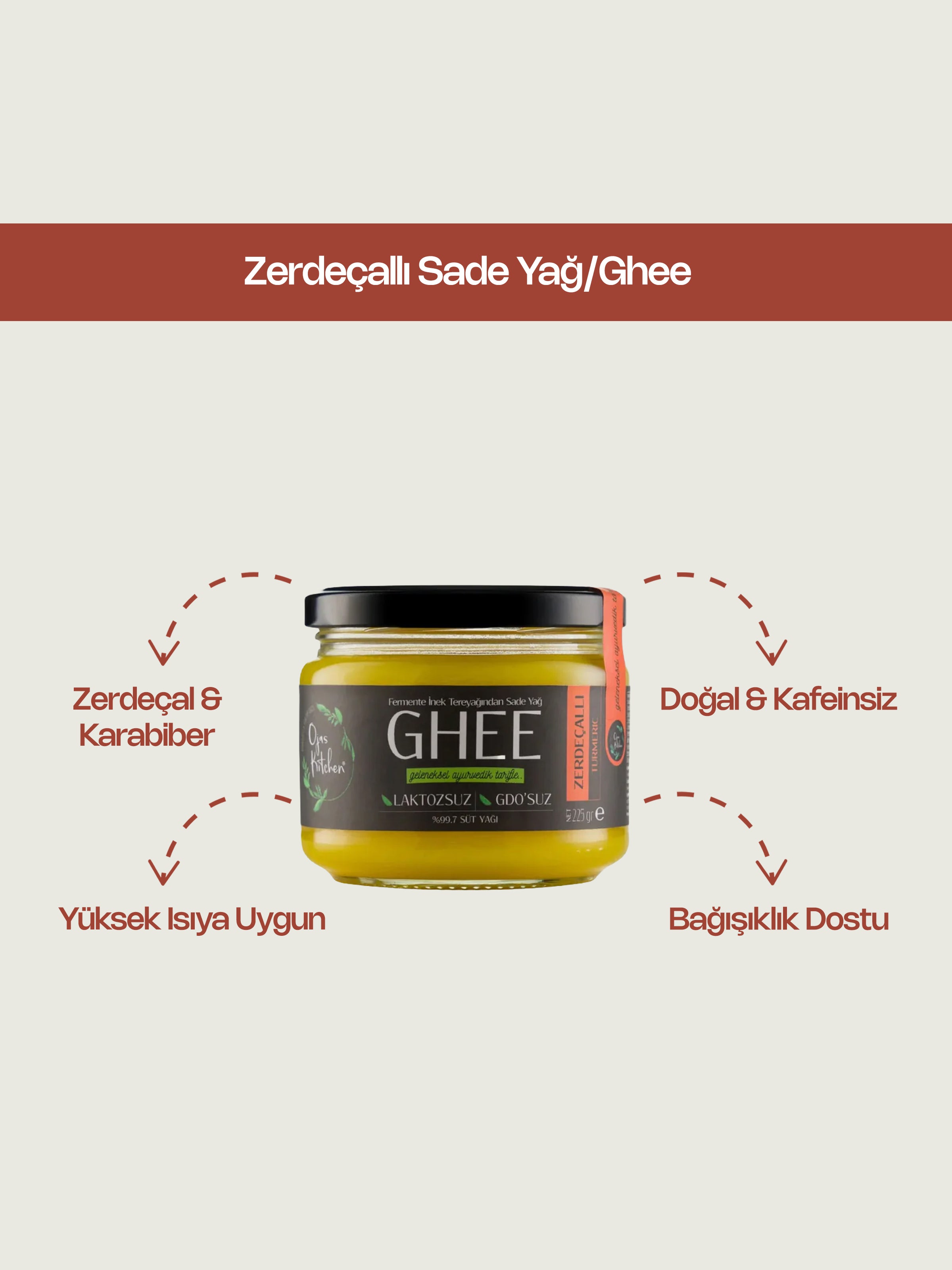 Zerdeçallı Sade Yağ/Ghee
