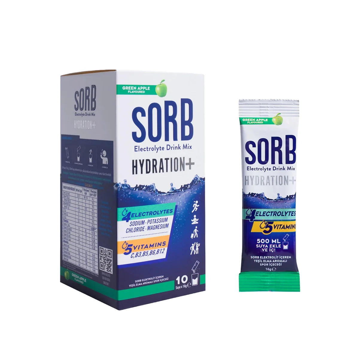 Elektrolitli Green Apple Aromalı İçecek