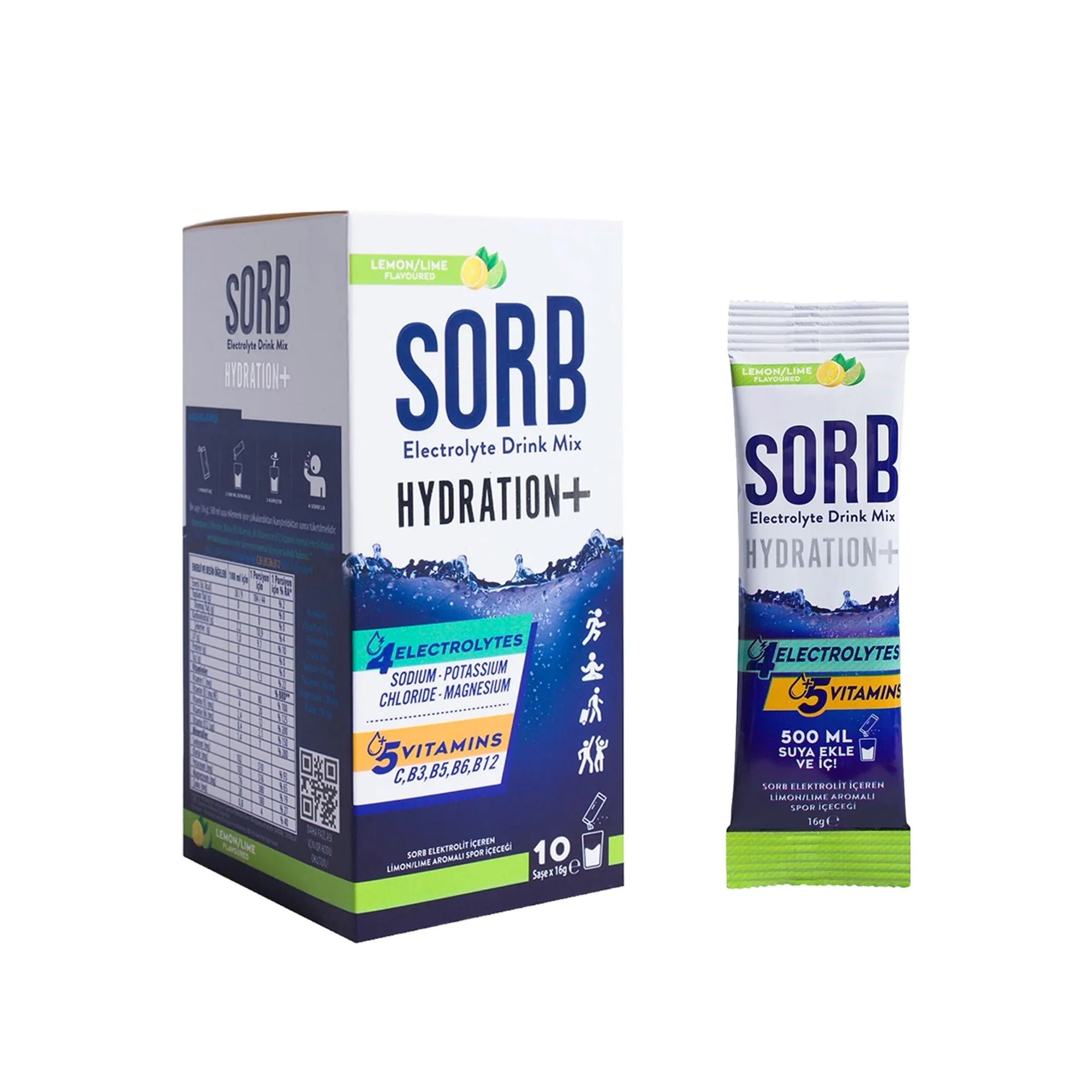 Elektrolitli Lemon Lime Aromalı İçecek